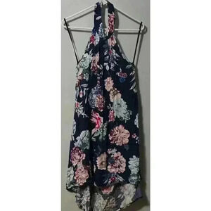 Women's Minkpink Floral Dress Blue Pink Size‎ L